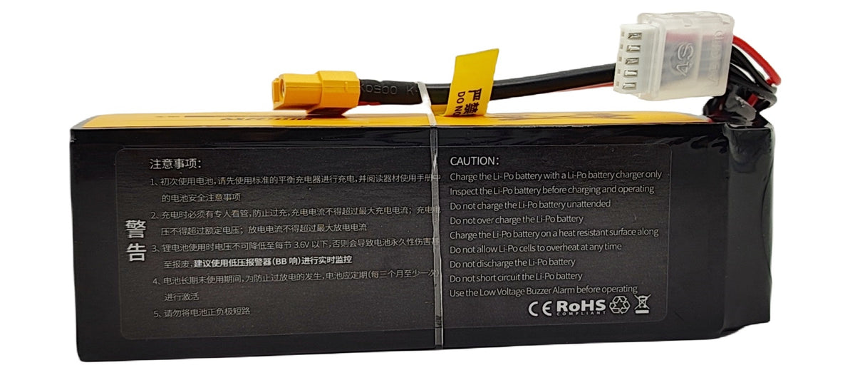 Tomahawk 4S 6750mAh 60C Hard Case LiPo Battery – 14.8V