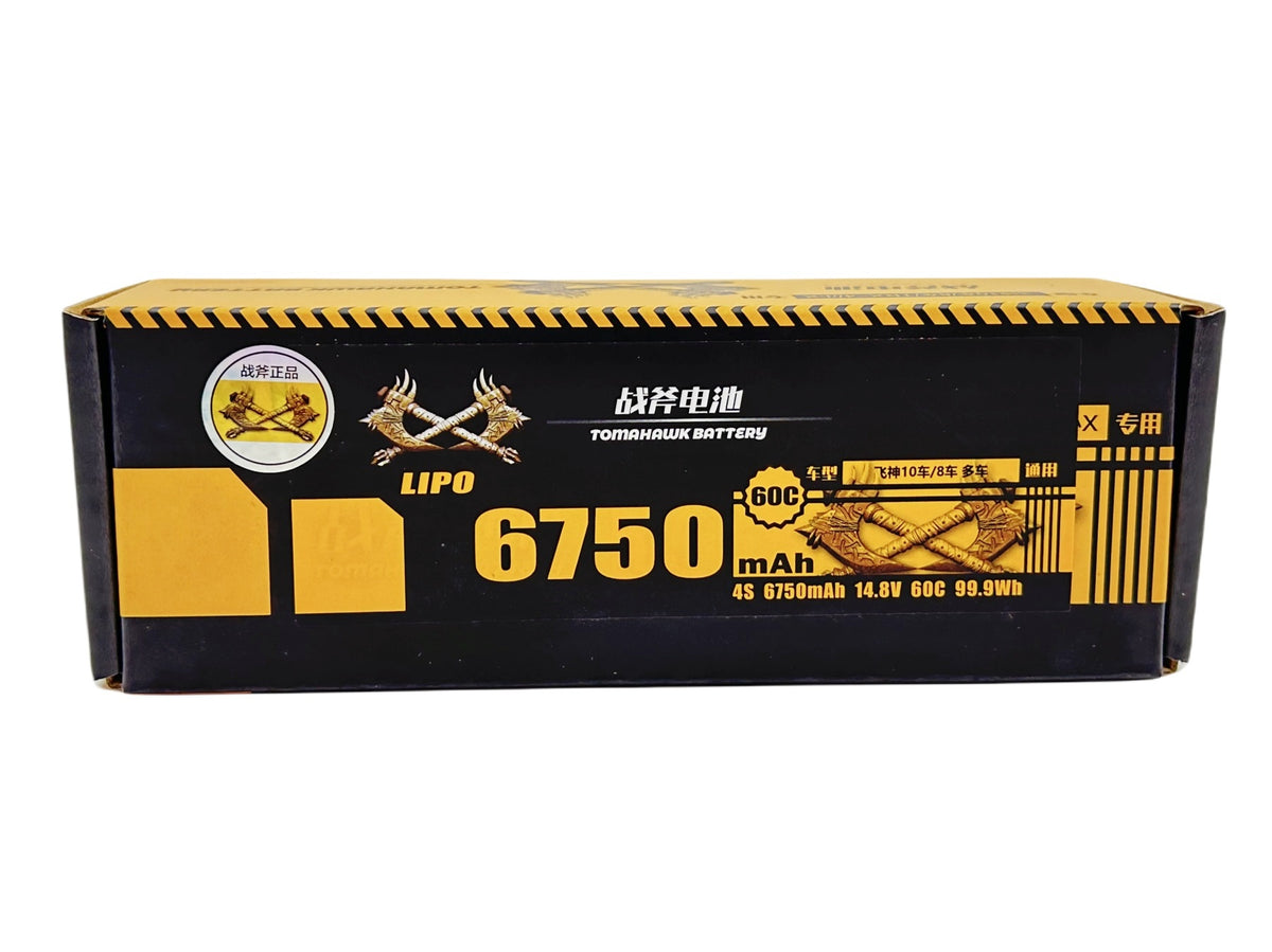 Tomahawk 4S 6750mAh 60C Hard Case LiPo Battery – 14.8V