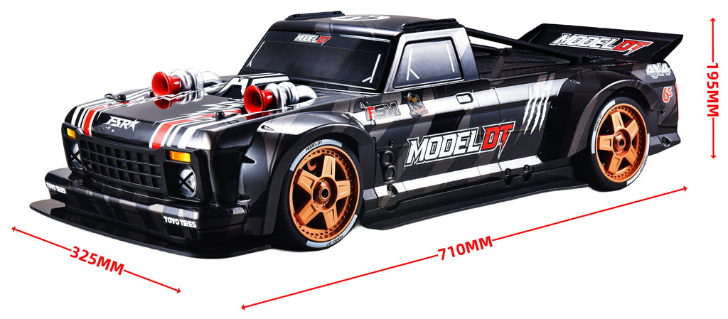 FSR DT 1/7 High Speed RC Street Car 6S/8S Brushless RTR 100+KM/H 4WD Racing Truck