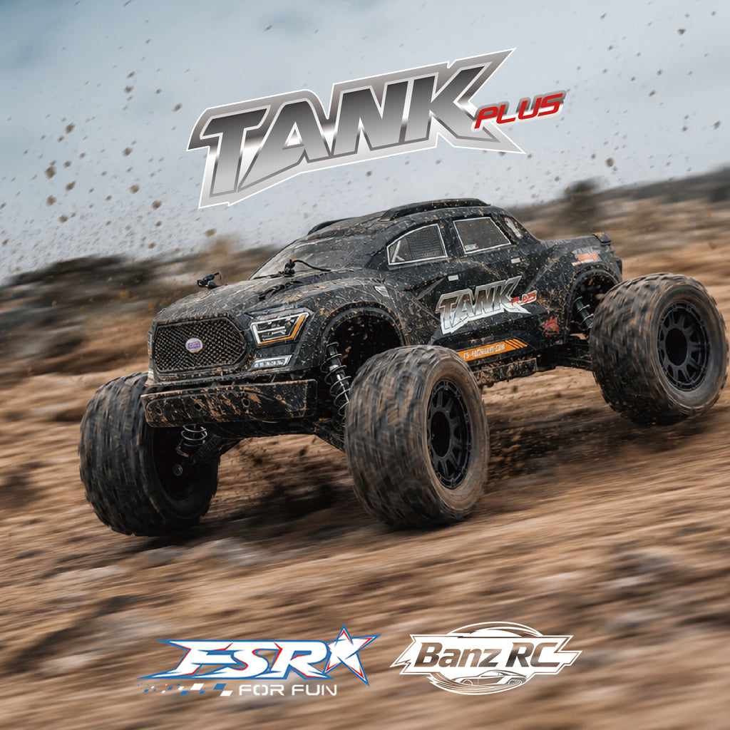 FSR TANK 1/8 6S Brushless Monster Truck RTR – 4WD High Speed RC Truck