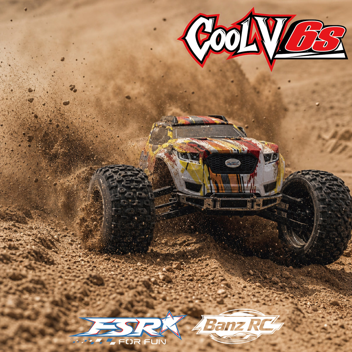 FSR COOLV 1/8 6S Brushless RC Truggy – 4WD High Speed Off-Road Racing Truck RTR