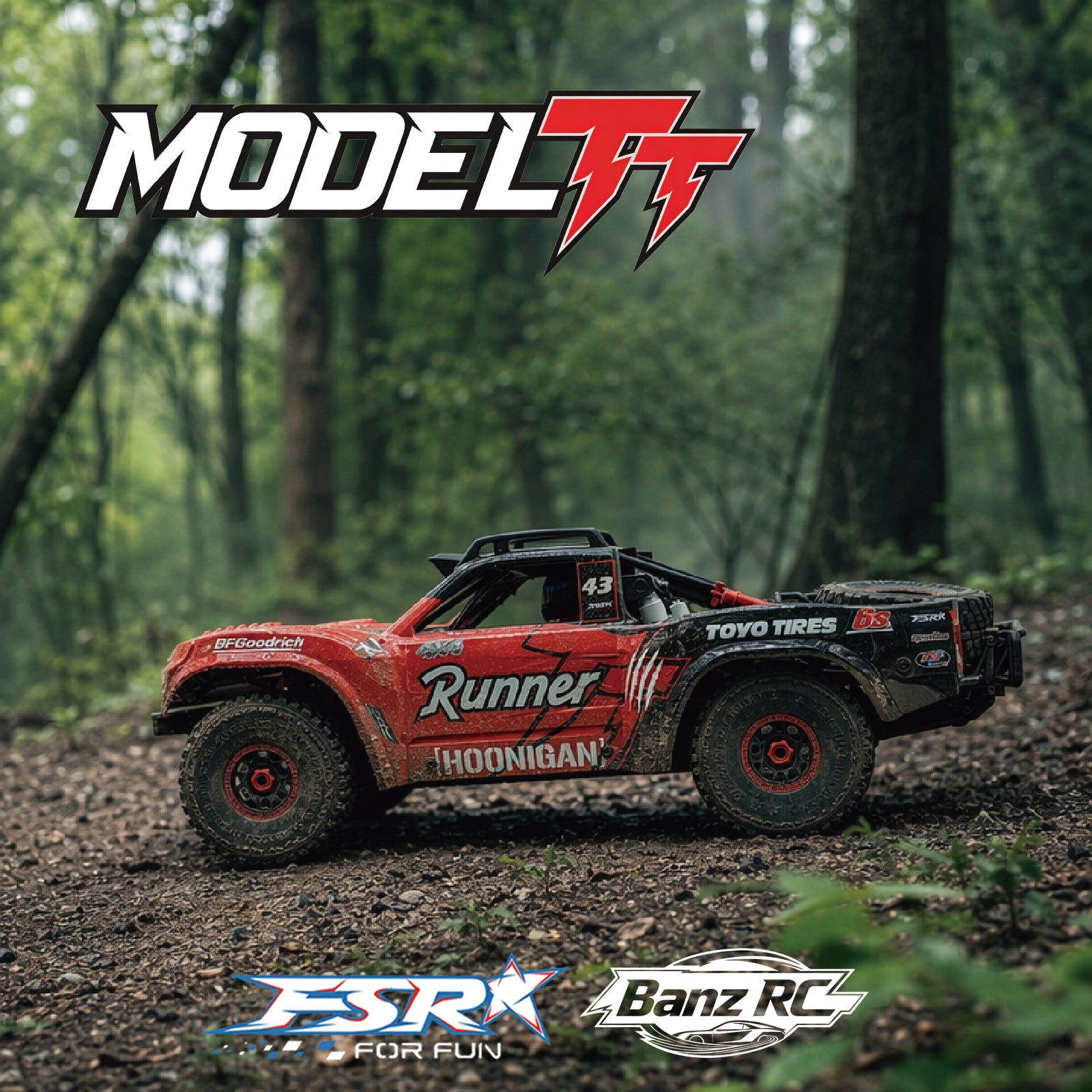 FSR TT 1/7 6S/8S Brushless Desert Truck RTR – 4WD High Speed RC Off-Road Truck