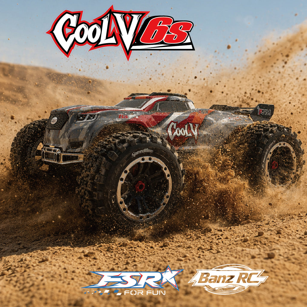 FSR COOLV 1/8 6S Brushless RC Truggy – 4WD High Speed Off-Road Racing Truck RTR
