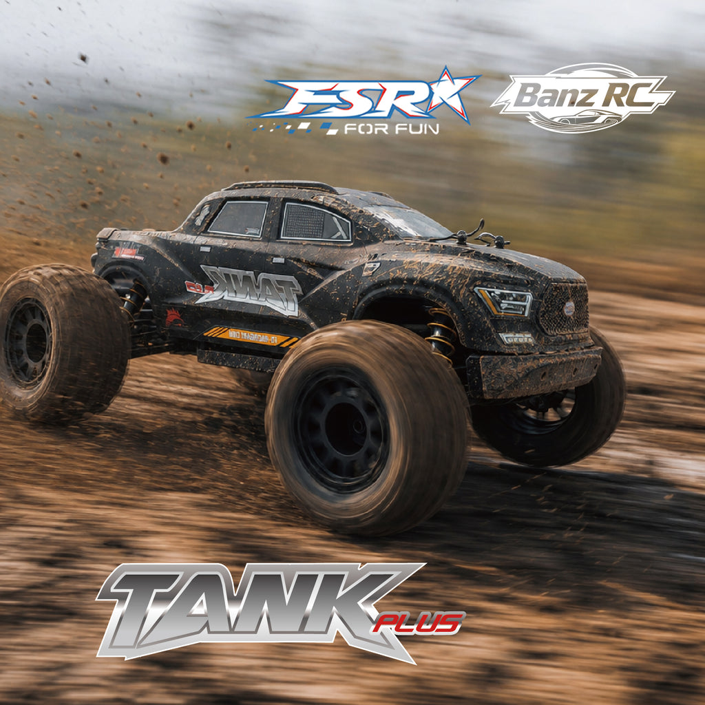 FSR TANK 1/8 6S Brushless Monster Truck RTR – 4WD High Speed RC Truck