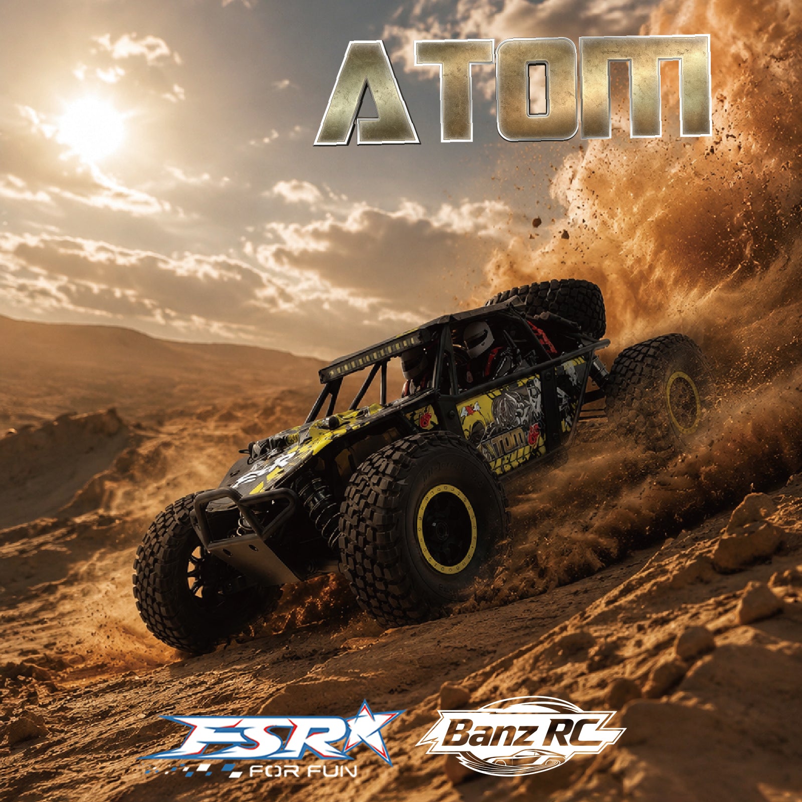 FSR ATOMS 1/8 Scale 6S Brushless 4WD RC Buggy RTR – High Performance Off-Road Vehicle