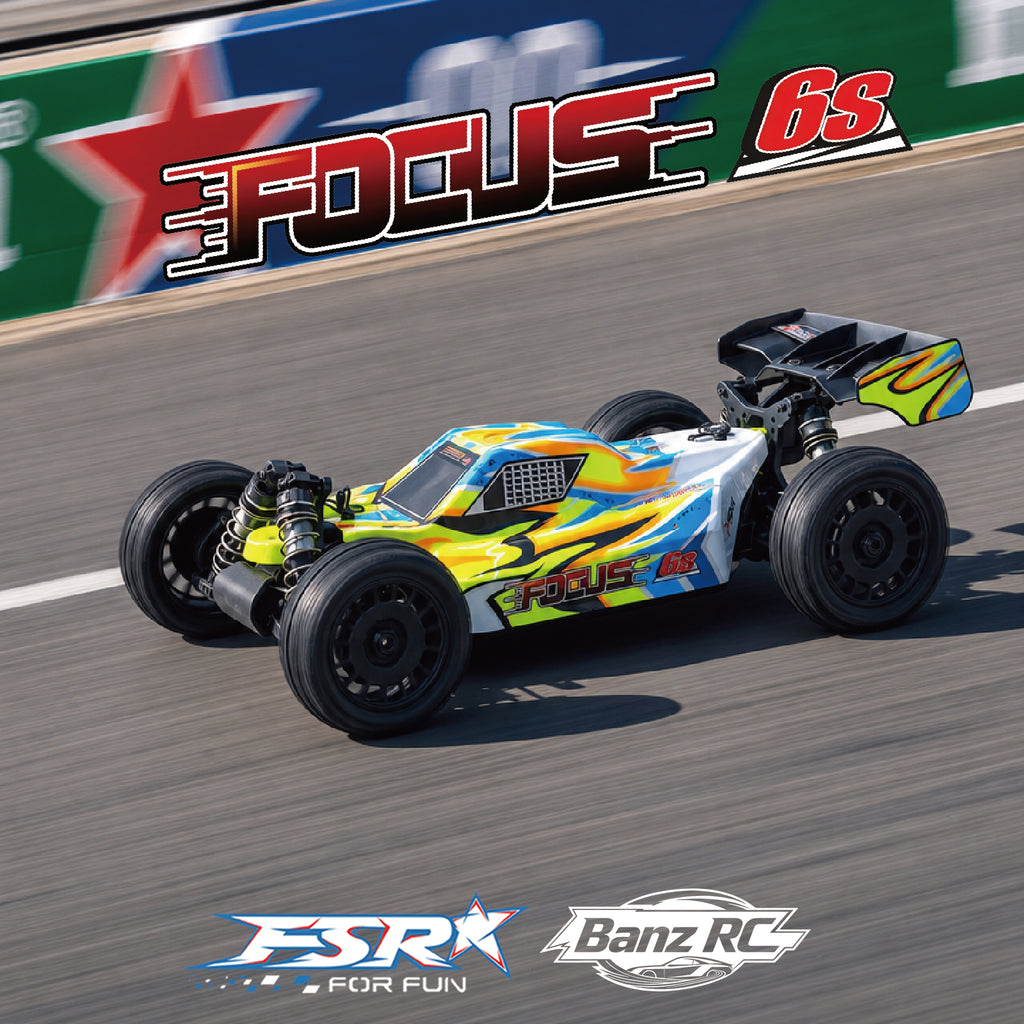 FSR FOCUS 1/8 4WD 6S Brushless RC Buggy 100+KM/H High Speed Off-Road Racing Car RTR