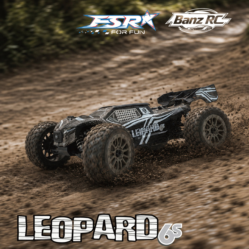 FSR LEOPARD 1/8 Scale 6S Brushless RC Truck | 4WD Hobby Grade Off-Road Monster