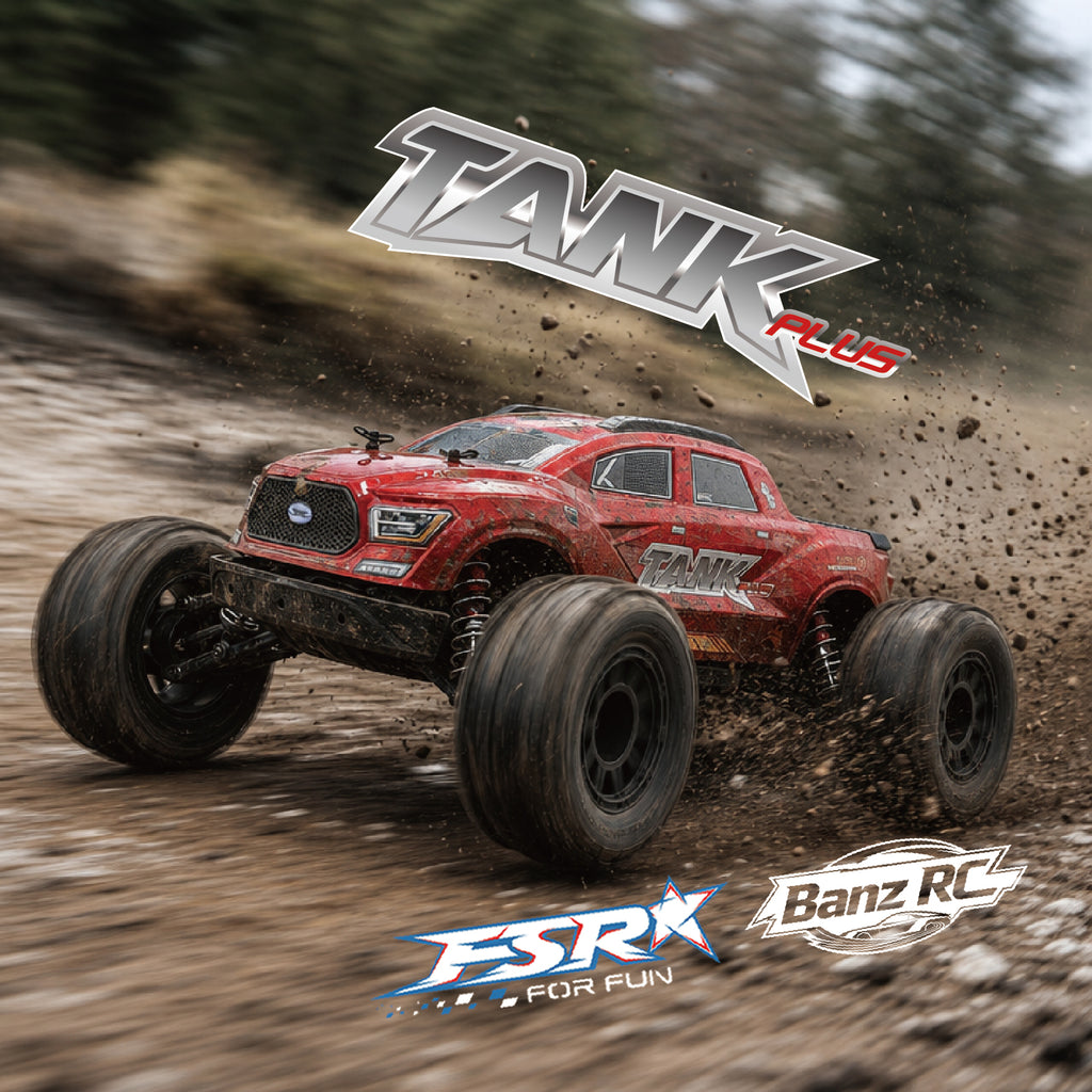 FSR TANK 1/8 6S Brushless Monster Truck RTR – 4WD High Speed RC Truck