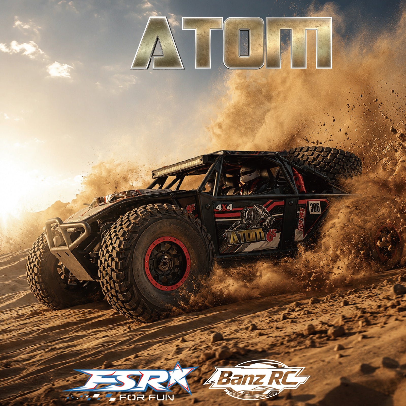 FSR ATOMS 1/8 Scale 6S Brushless 4WD RC Buggy RTR – High Performance Off-Road Vehicle