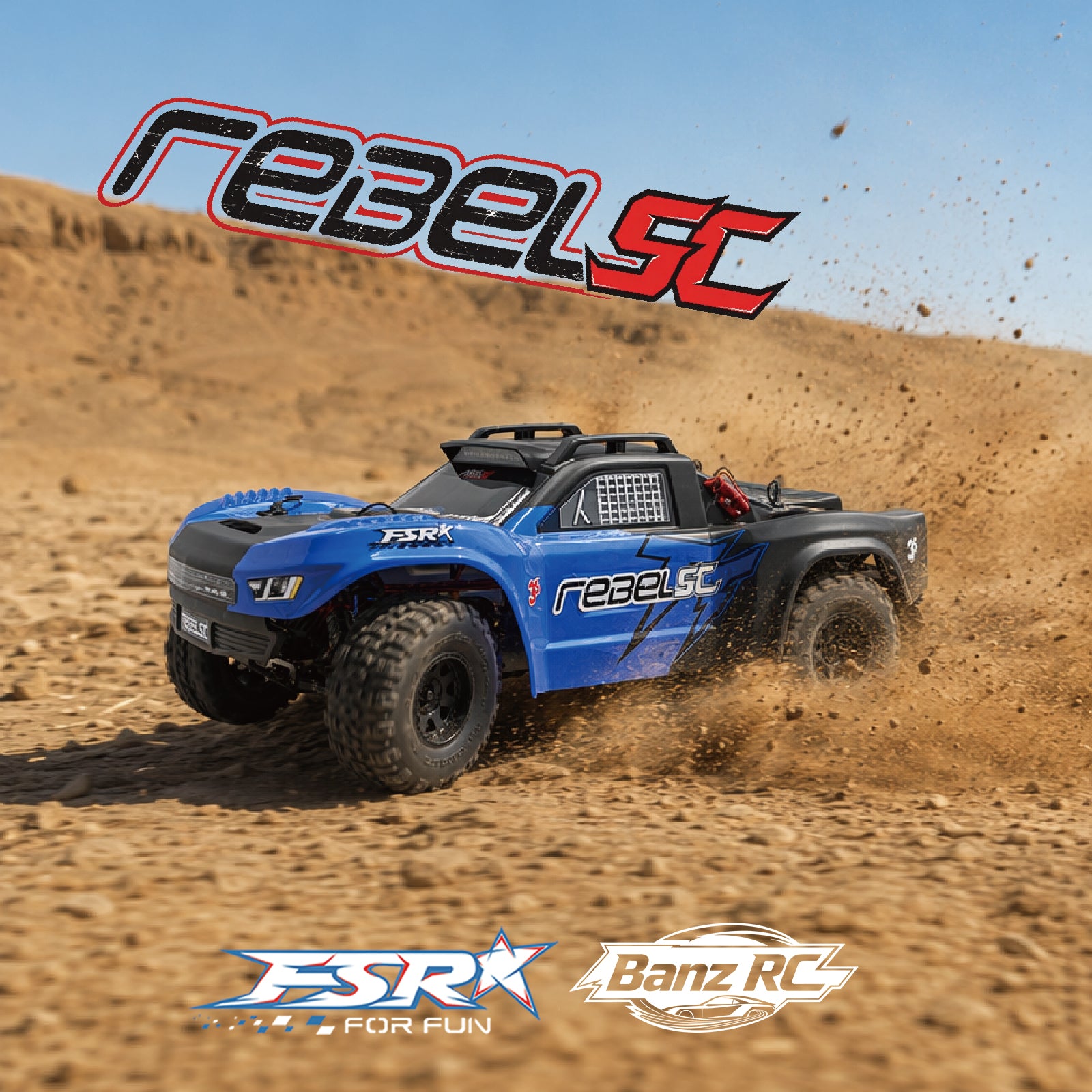 FSR Rebel V5 1/10 Brushless 3S RC Desert Truck 4WD 60KM/H High Speed Off-Road Racing Car