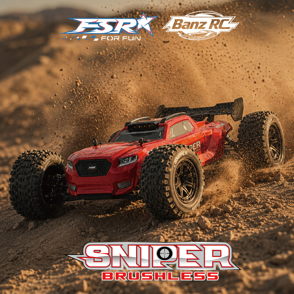 FSR SNIPER 1/10 Scale 3S Brushless 4WD Monster Truck RTR – High Performance RC Off-Road Vehicle