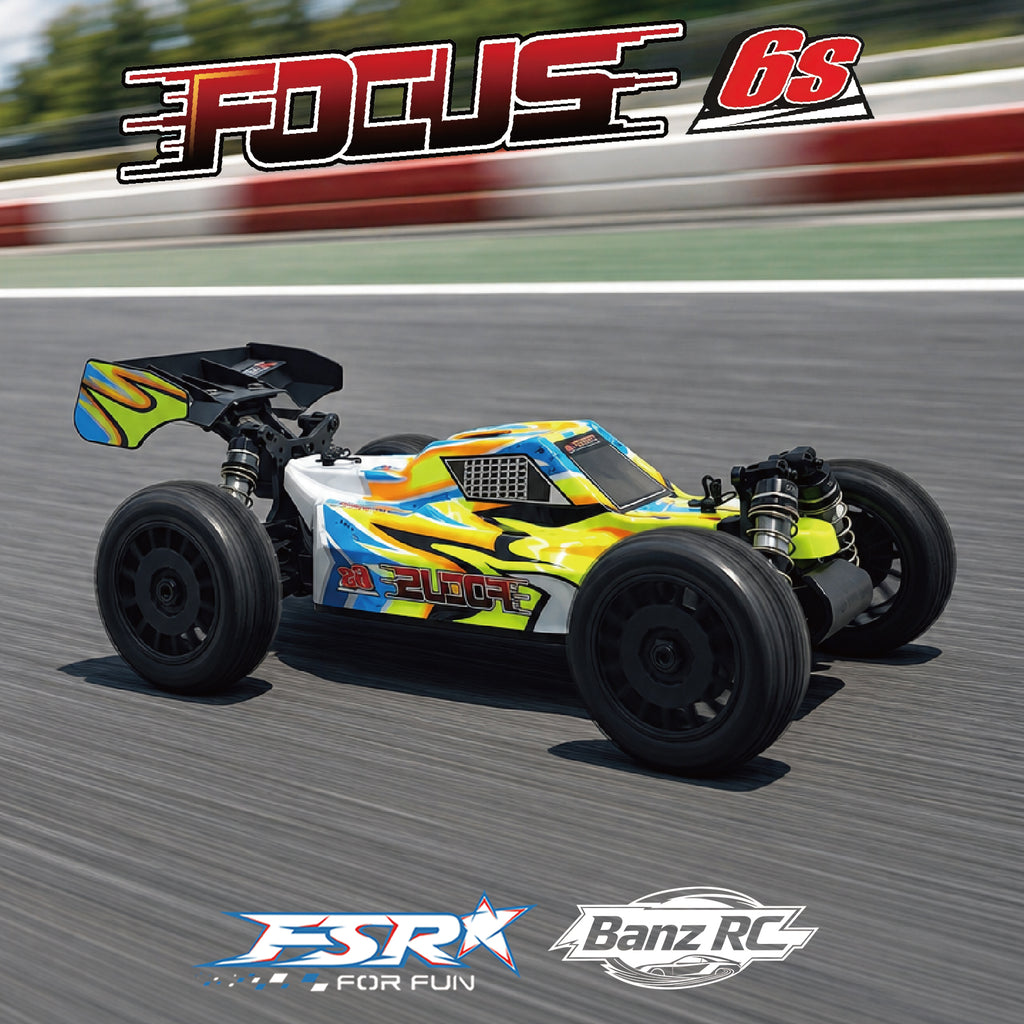 FSR FOCUS 1/8 4WD 6S Brushless RC Buggy 100+KM/H High Speed Off-Road Racing Car RTR