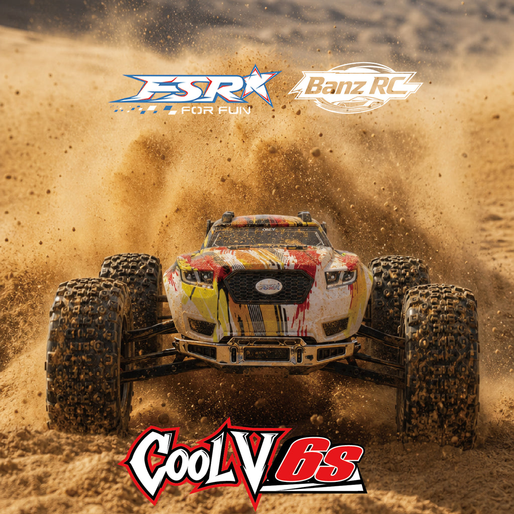 FSR COOLV 1/8 6S Brushless RC Truggy – 4WD High Speed Off-Road Racing Truck RTR