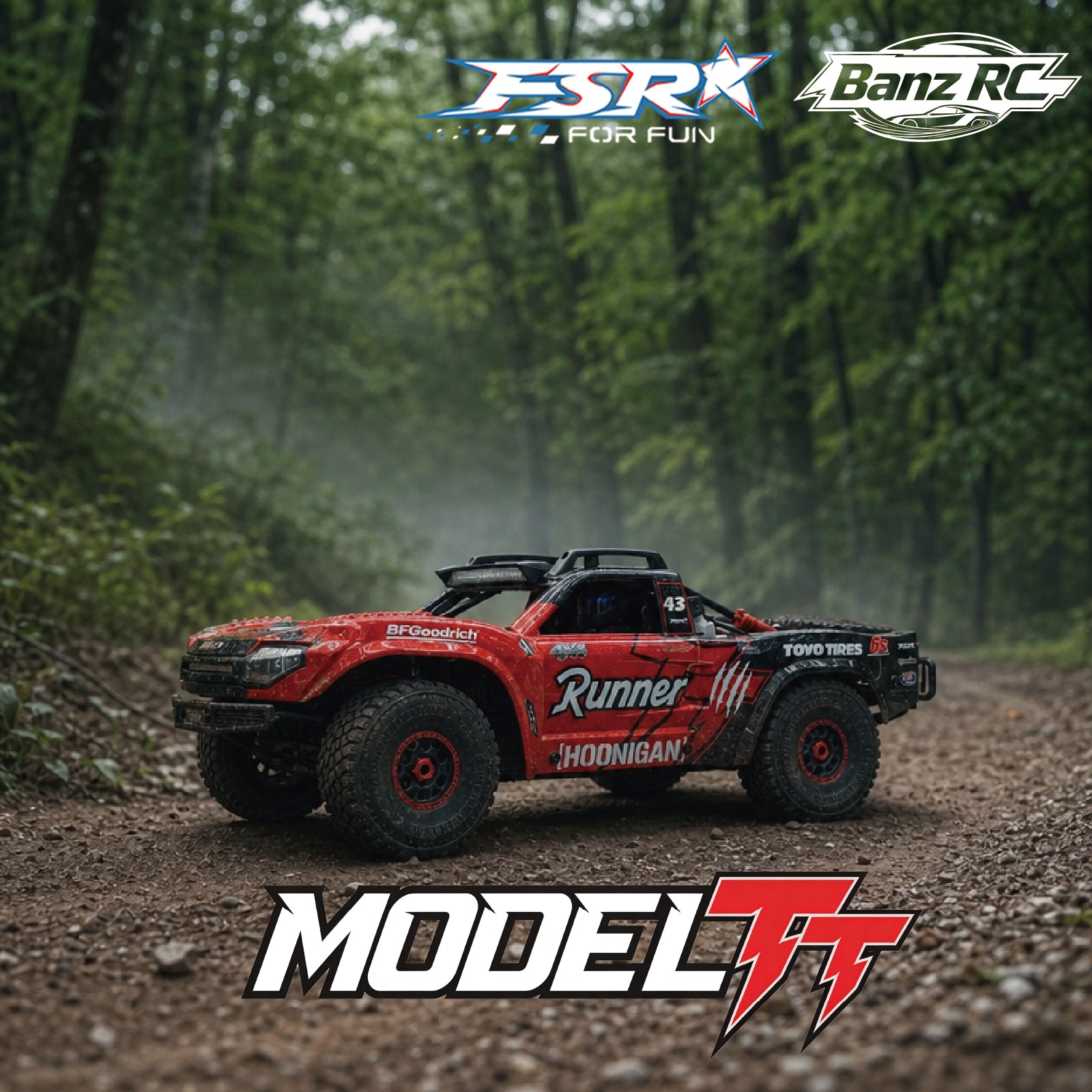 FSR TT 1/7 6S/8S Brushless Desert Truck RTR – 4WD High Speed RC Off-Road Truck