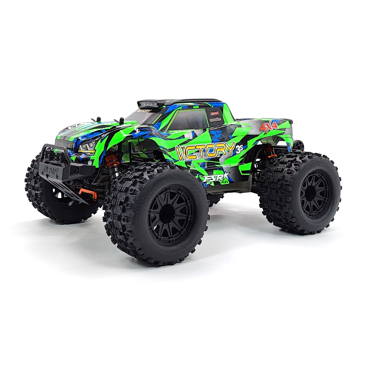 FSR Victory 1/10 Scale 3S Brushless Monster Truck RTR – 4WD Off-Road RC Truck