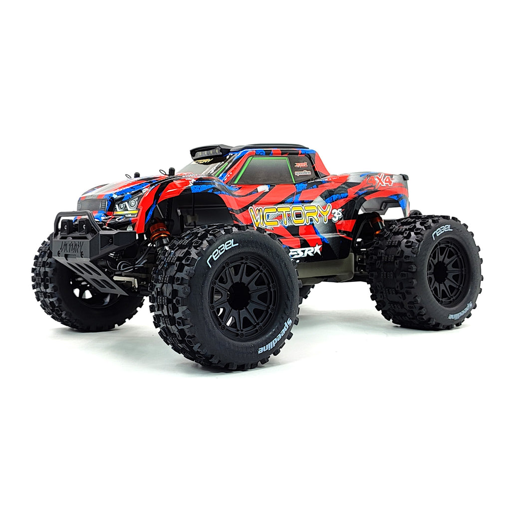 FSR Victory 1/10 Scale 3S Brushless Monster Truck RTR – 4WD Off-Road RC Truck