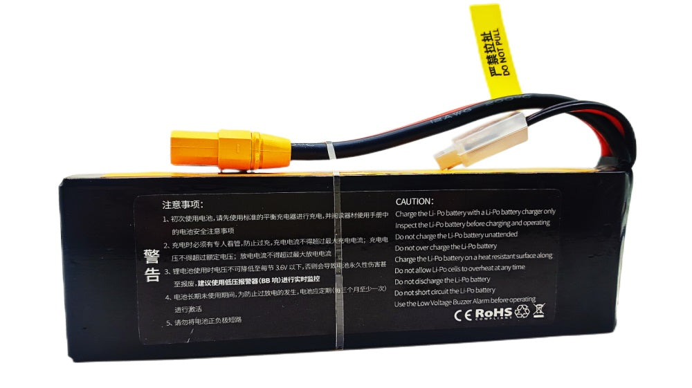 Tomahawk 3S 6000mAh 60C Hard Case LiPo Battery – 11.1V
