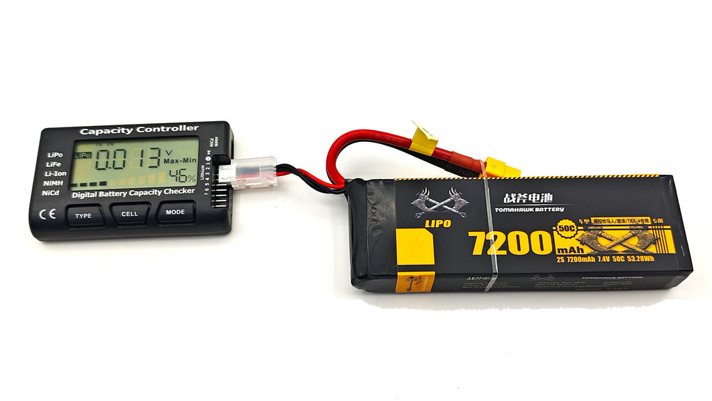 Tomahawk 2S 7200mAh 50C Hard Case LiPo Battery – 7.4V
