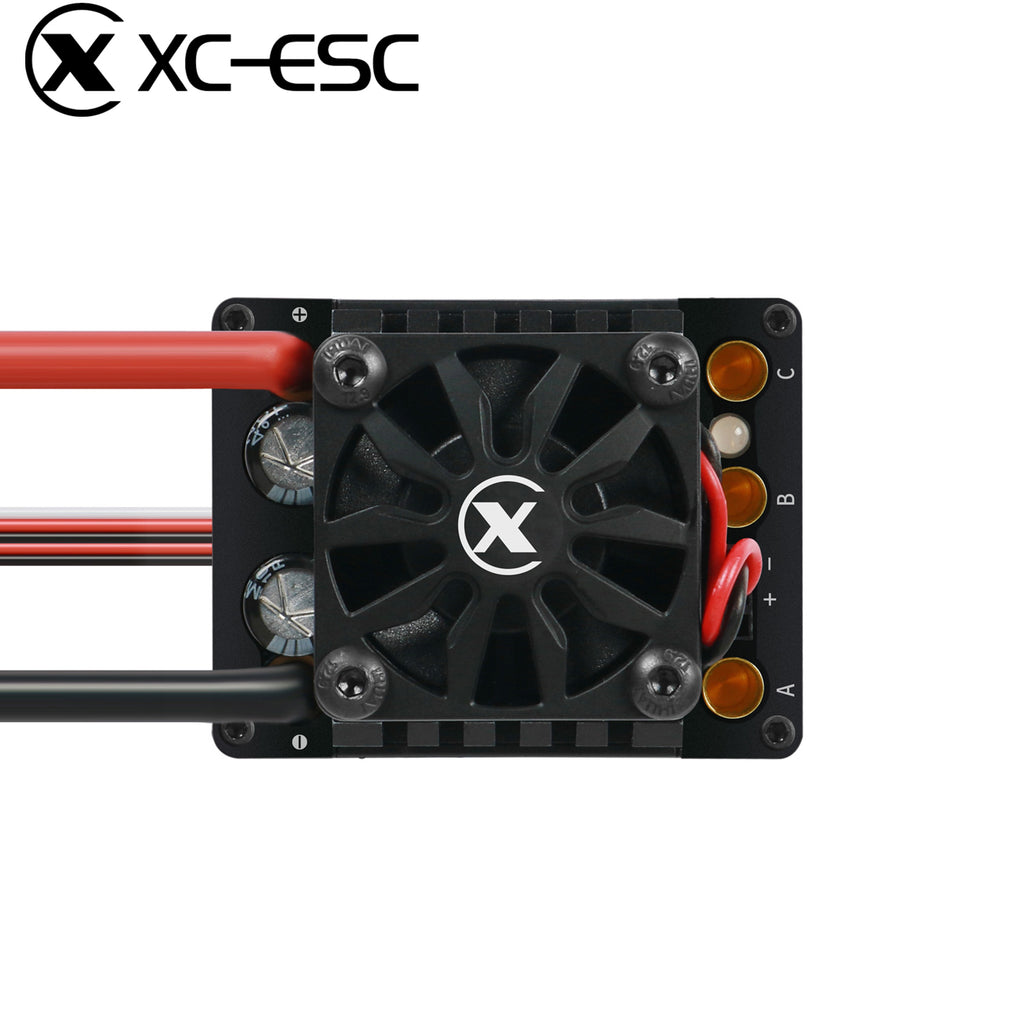 XC-ESC C10S 80A Brushless Sensorless ESC for 1/10 RC Cars with Bluetooth App Tuning & Adjustable BEC