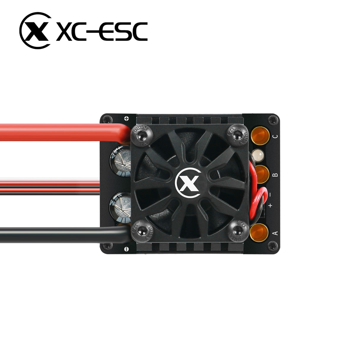XC-ESC C12 60A Brushless ESC for 1/10 1/12 RC Cars with Bluetooth App Control & Adjustable BEC 2-3S LiPo