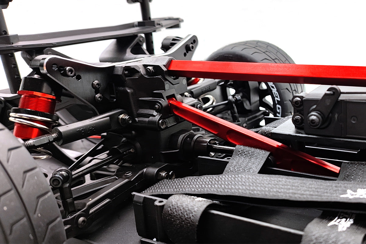 Model GT diagonal chassis brace and rear assembly