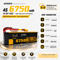 Tomahawk 4S 6750mAh 60C Hard Case LiPo Battery – 14.8V