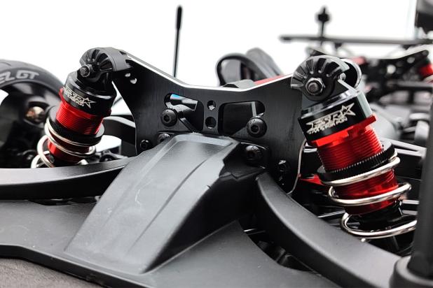 Model GT shock tower and front shock mounting points