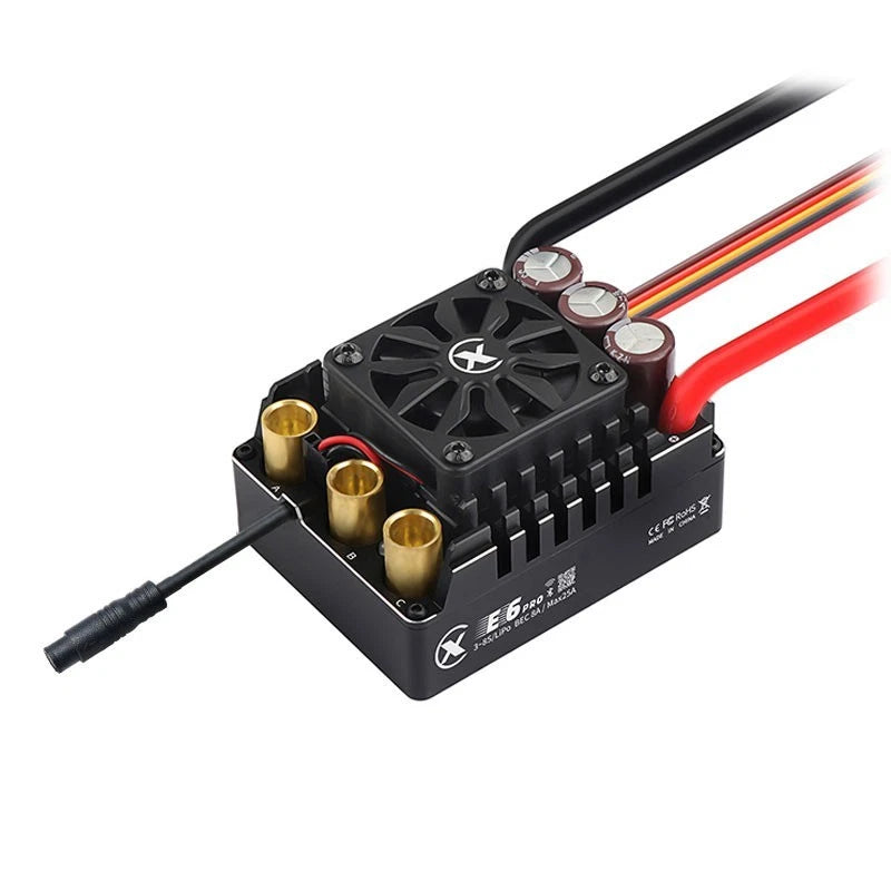XC-ESC E6 Pro 300A Brushless ESC for 1/7 1/6 RC Cars 3-8S LiPo with Bluetooth App Tuning & Adjustable BEC
