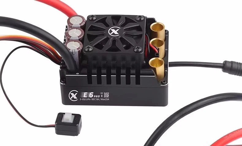 XC-ESC E6 Pro 300A Brushless ESC for 1/7 1/6 RC Cars 3-8S LiPo with Bluetooth App Tuning & Adjustable BEC