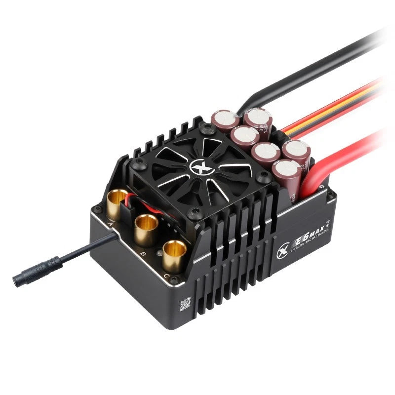 XC-ESC E6 MAX 550A Brushless ESC for 1/7 1/6 RC Cars with Bluetooth APP Control & Adjustable BEC 3-8S LiPo