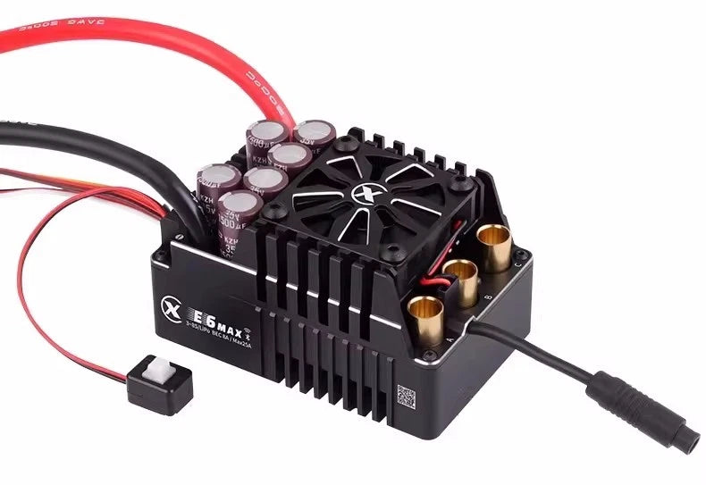 XC-ESC E6 MAX 550A Brushless ESC for 1/7 1/6 RC Cars with Bluetooth APP Control & Adjustable BEC 3-8S LiPo