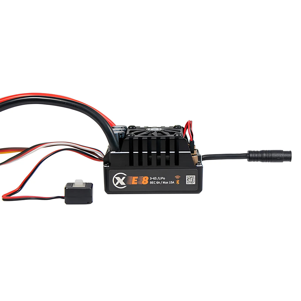 XC-ESC E8 160A Brushless ESC for 1/8 RC Cars 3-6S LiPo with Bluetooth App Tuning & Adjustable BEC